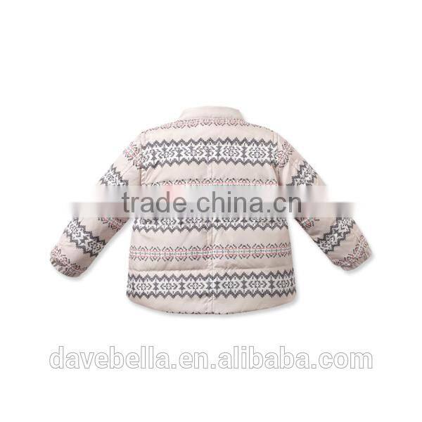 DB1616 dave bella 2014 winter infant coat baby wadded jacket padded jacket outwear winter coat jacket down coat outwear
