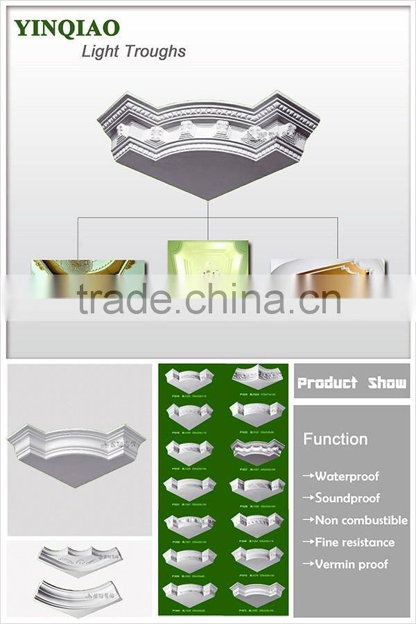 Ceiling Ornament Artistic Embossed Gypsum Light Through