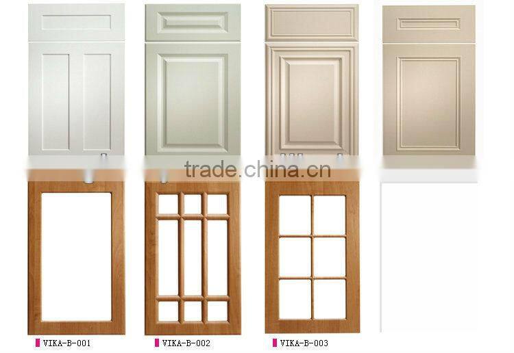 American style classical PVC shaker door kitchen cabinet