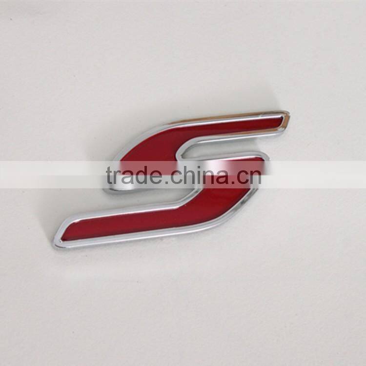 3d stickers chrome car custom separated letters /V6 Car Emblem