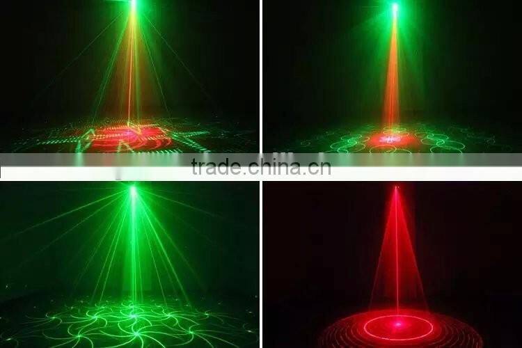 2016 new 48 patterns led laser light/laser with led strobe light for family party disco KTV led twinkling stage lighting