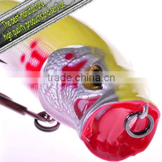 wholesale fishing tackle minnow hard plastic fishing lure Pop Tiger 75mm 14g