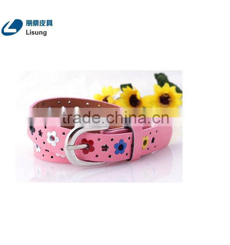 Cute Candy Color Beaty Fake Leather Cool Kids Belt