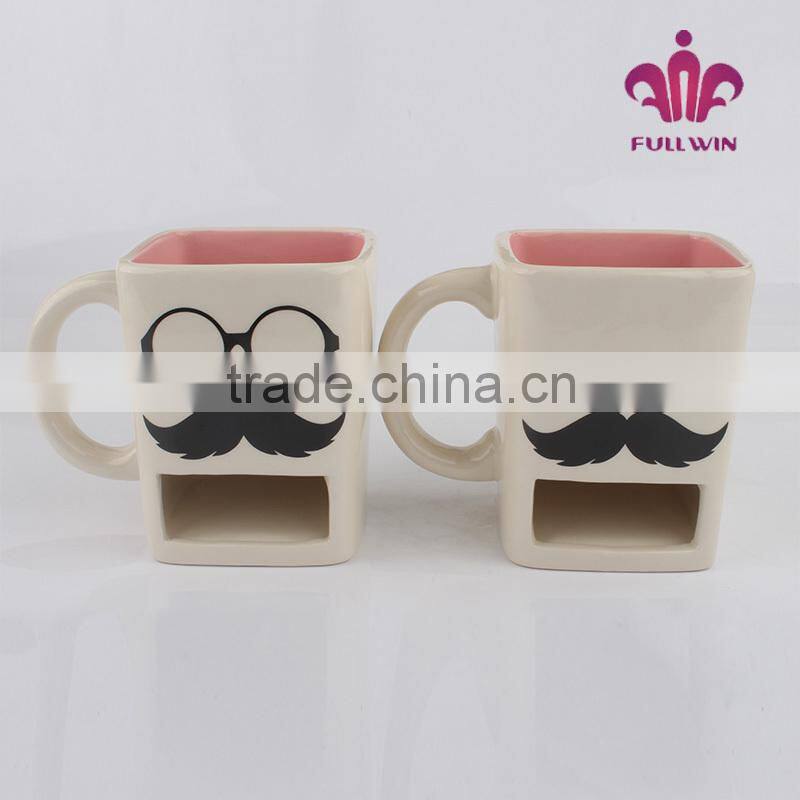 white ceramic mug ceramic fondue mug