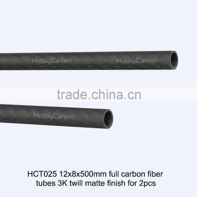 Carbon fiber tubing T043 19*17*500mm pultrusion carbon fiber tube