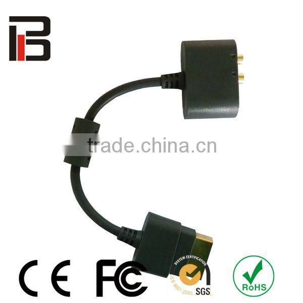 New optical RCA cable for xbox360 AV cable adapter for xbox360 acessories