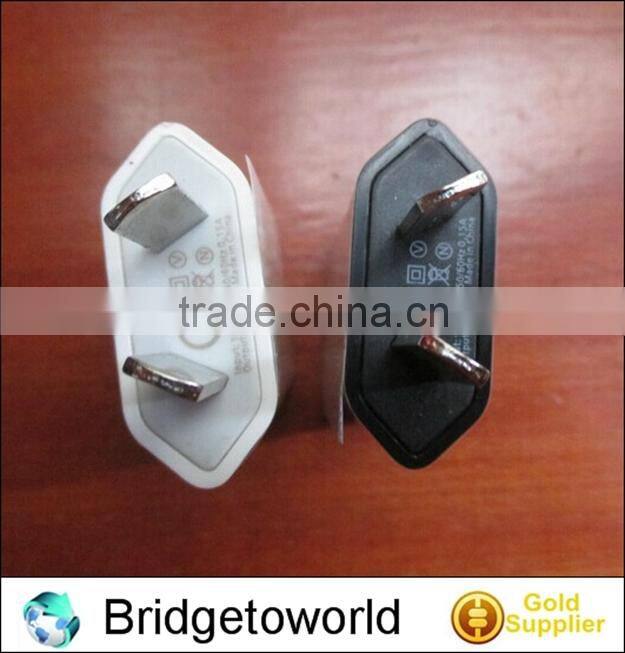 White Black ul/eu/uk/au/ccc plug adapter for iPhone