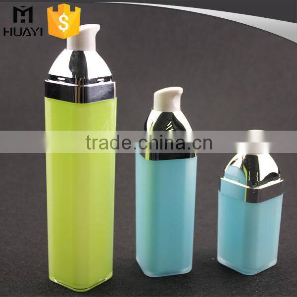 SGS Certificate Wholesale Square Rotary Cosmetic Airless Pump Bottle