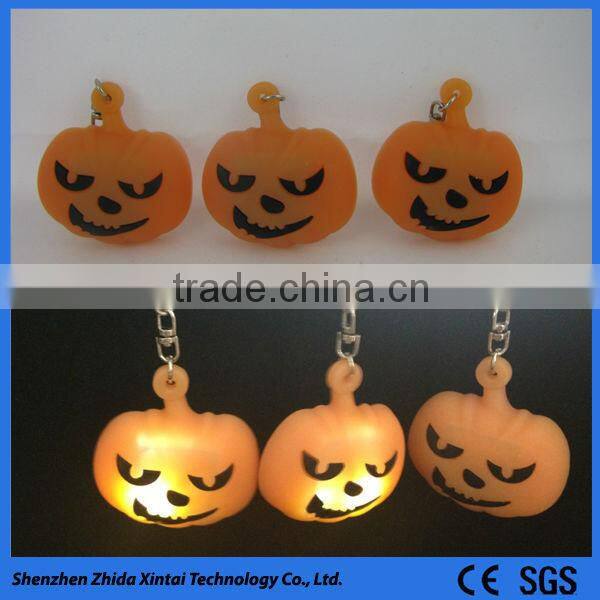 red LED light silicone keychain for multiple keys