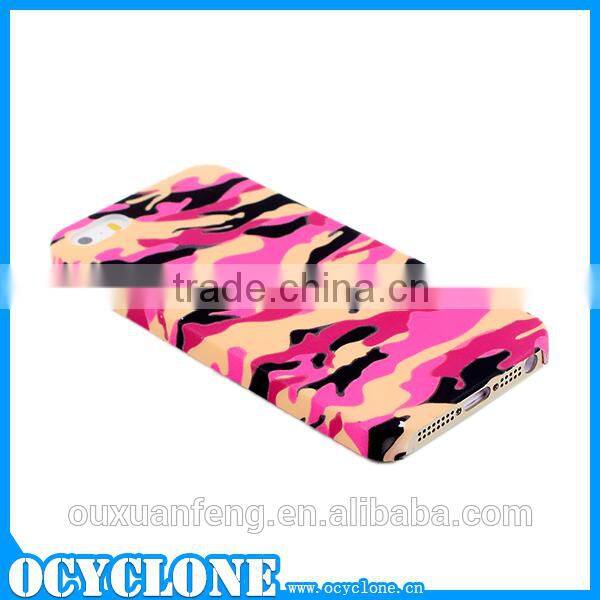 2014 New Arrival camouflage pattern printing case cover for iphone 5/5s