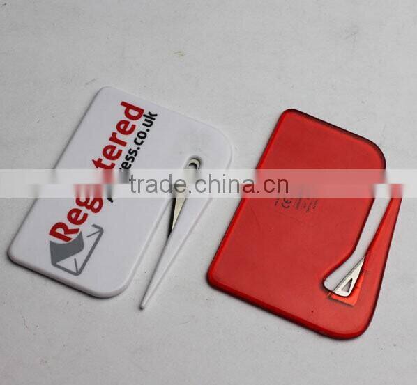 Plastic letter opener, Letter Cutter with Steel blade, Cheap Letter Opener