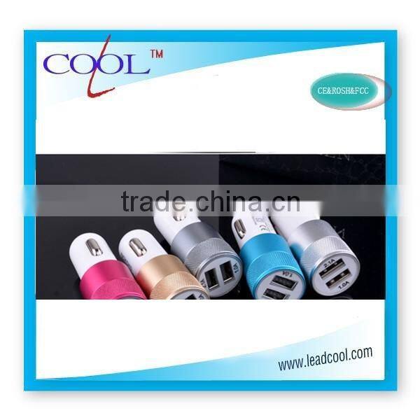 2.1A Universal charger,dual usb car charger for iphone 5 and ipad 3