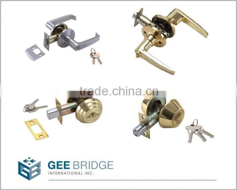 0110004 Die Cast Housing Security Door Rim Deadbolt Lock