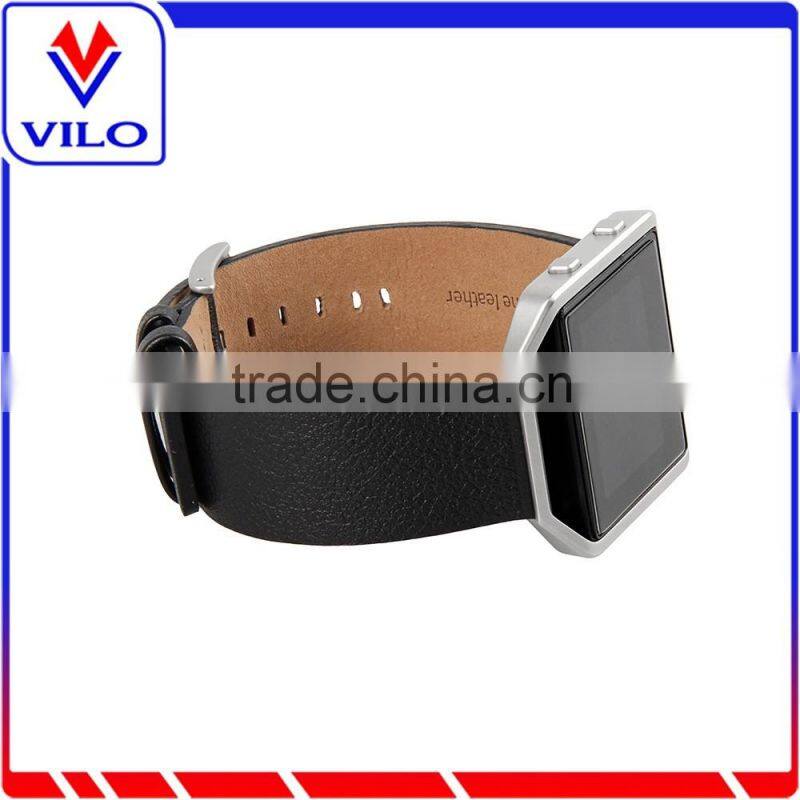 2016 New Style Luxury Genuine Leather Watch Band Strap Bracelet for Fitbit Blaze