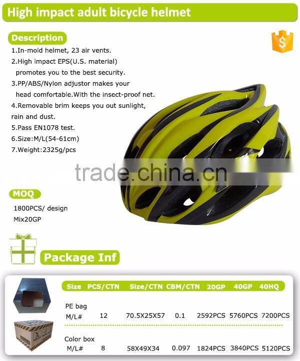 Bike cycling helmets with comfortable air vents