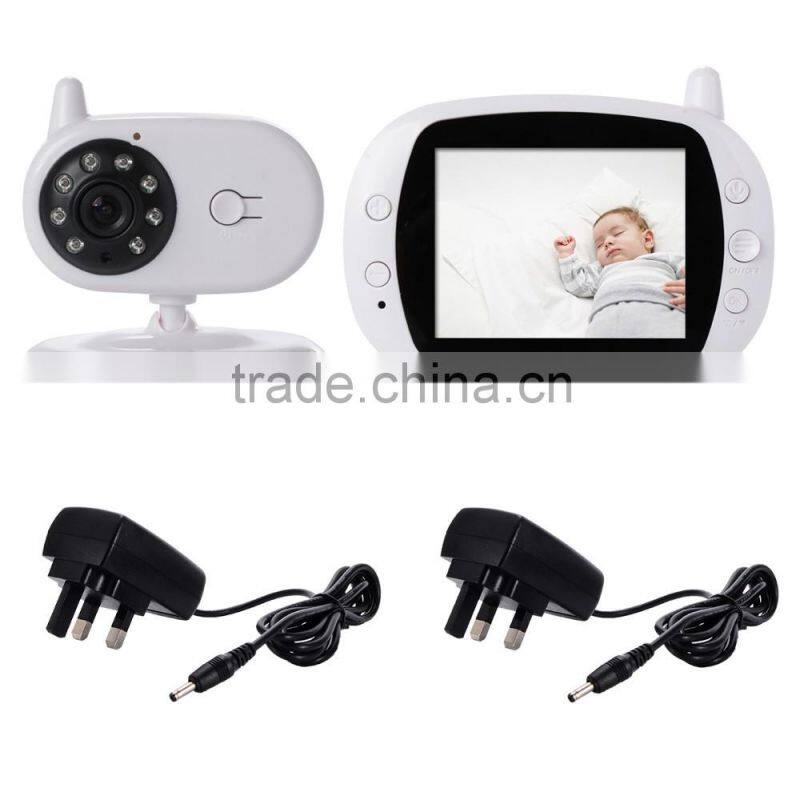 2 Way Talk 3.5" Color Video Baby Monitor Wireless Safety Camera Temperature Monitor Baby Monitor Night Vision