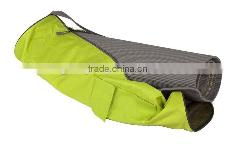 full zipper yoga bag yoga mat bag with breathable mesh