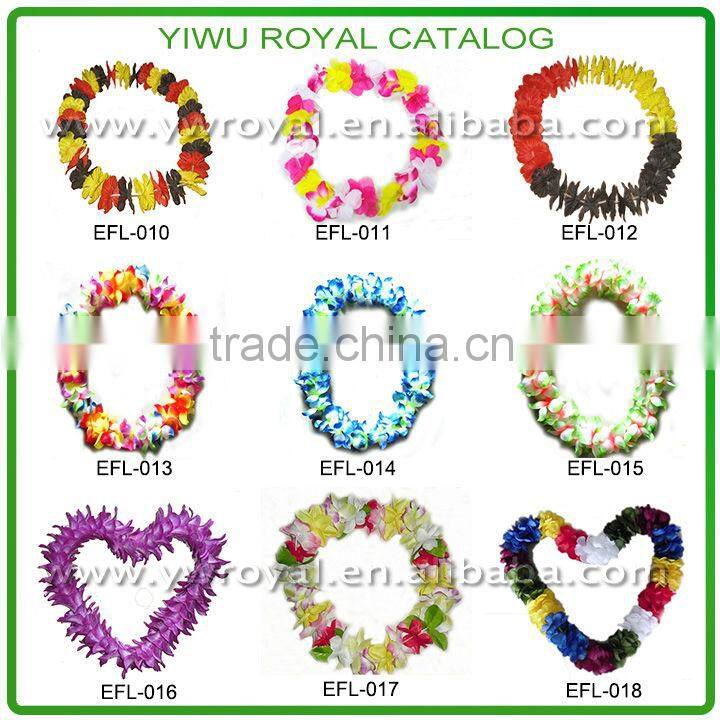 Germany Party Decoration Silk Flower Hawaiian Leis Wholesale