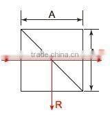 OQNP20N-VIS/wavelength 420-680nm/good quality broadband beam-splitter cube for lab/beam-splitter mirror