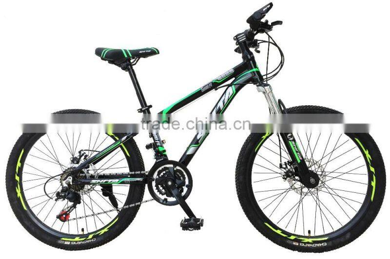 Pu Hong 2016 newest wholesale XC bicycle 24" wheels aluminum alloy frame 21 speed XC bike