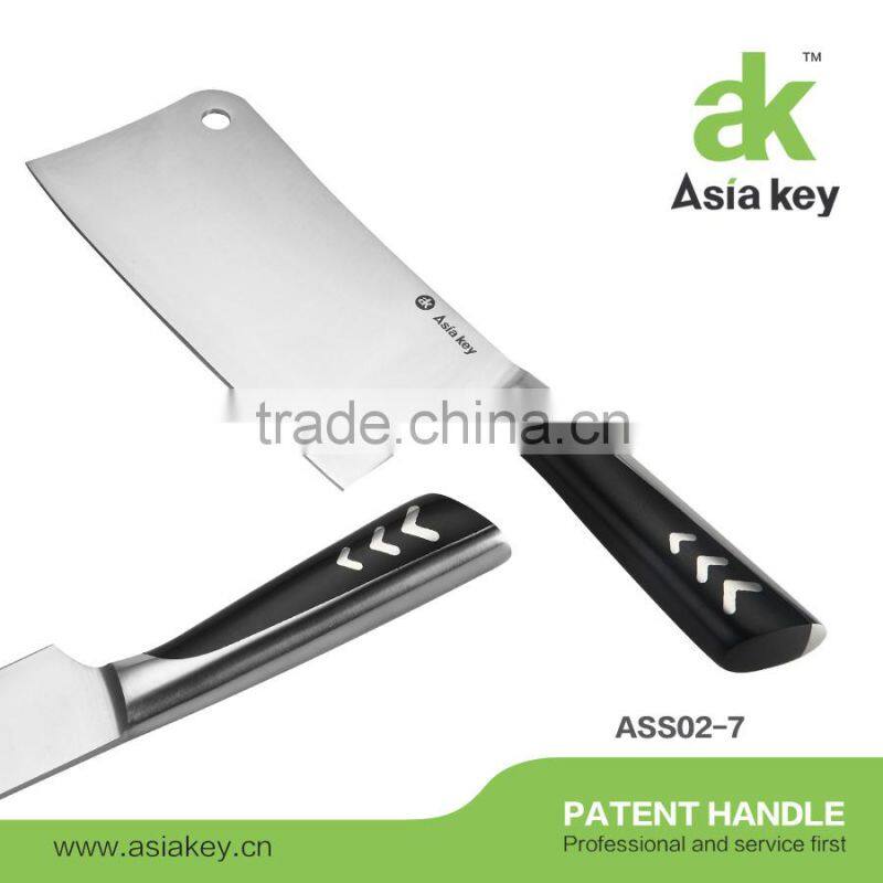 Bamboo Magnetic cutlery knife block, 6-piece s/s knife set