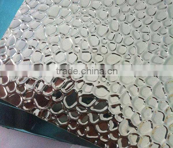 five bars decorative pattern embossed aluminum plate 5052