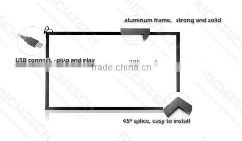 Richtech indoor touch screen multitouch infrared frame supports 3-32 points