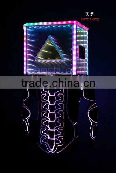 Stage show LED props, Tron dance LED helmet