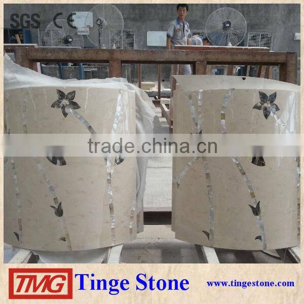 Construction pillar column moulding waterjet designs