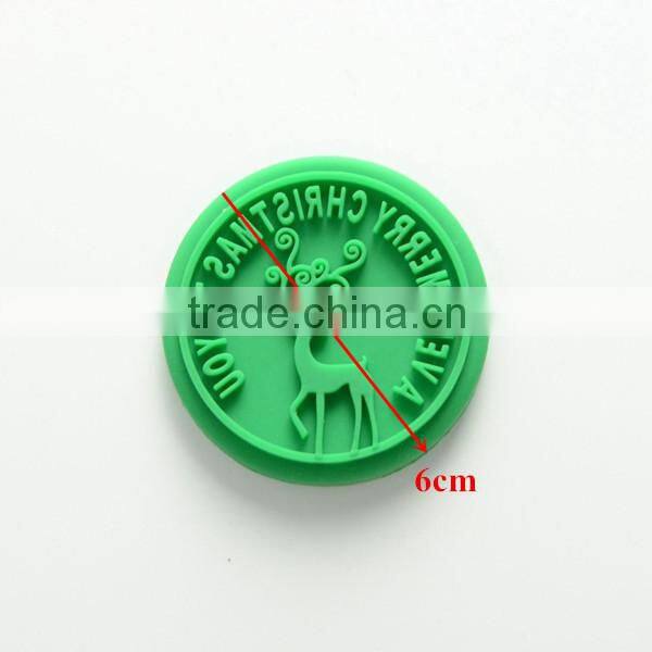Silicone and Wooden Stamp Cookie Stamp