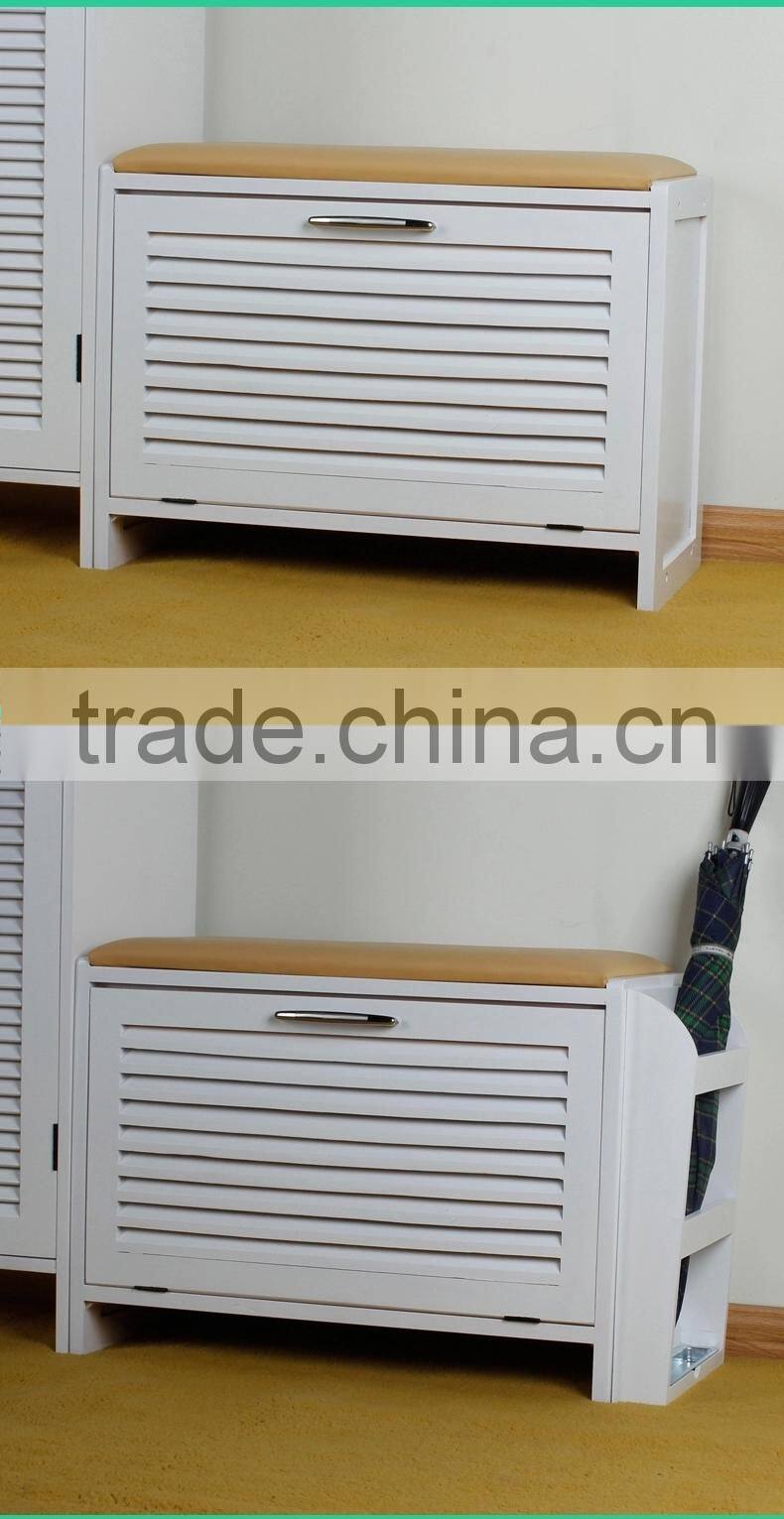 fashion louver door space save shoes collect cabinet
