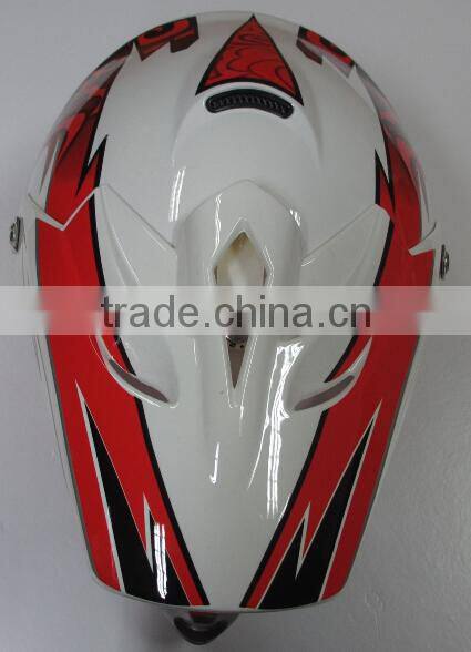 Motorcycle helmet 3/4 Open Face Half Helmet With Full Face shield Visor