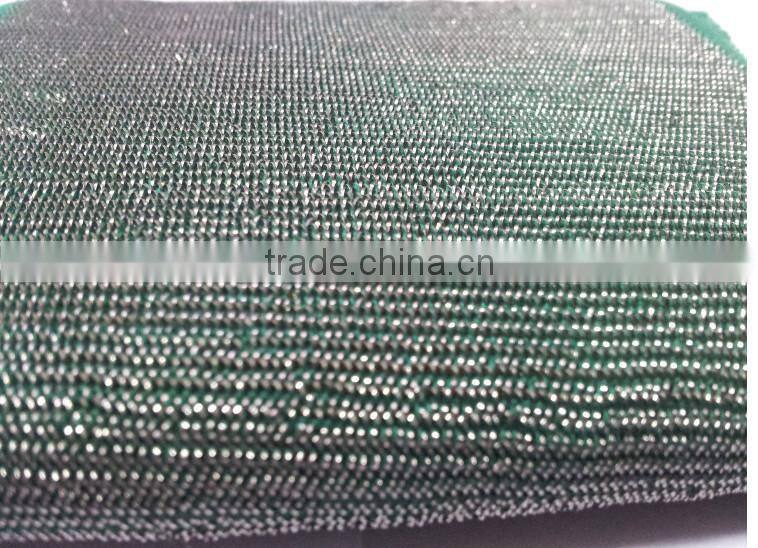 Stainless steel sponge scourer