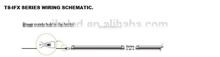 85~265V 8 ft led tube with single pin