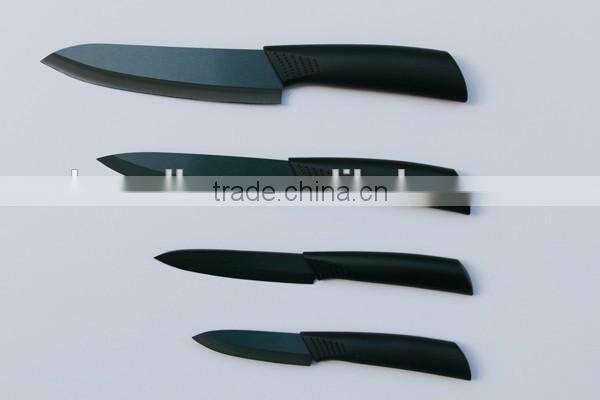 Best Ceramic Kitchen Knife set Black Mirror Finish Blade 4"+5"+6" assorted Knives set