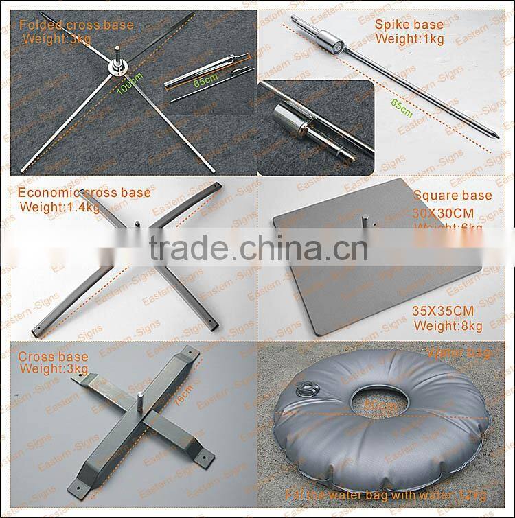 Top Advertising Flying Banner Custom Printing Free Design Teardrop Advertising Feather Banner