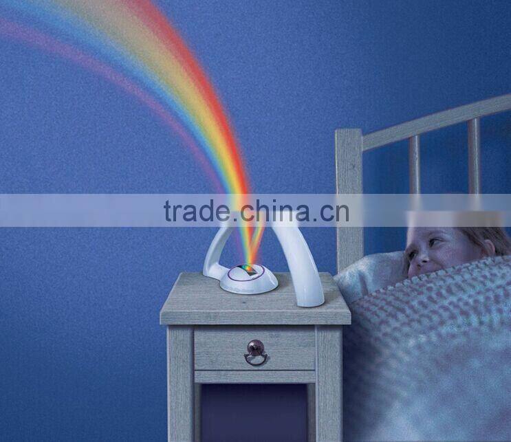 Room Magic Colorful LED Rainbow Projector Lamp Night Light
