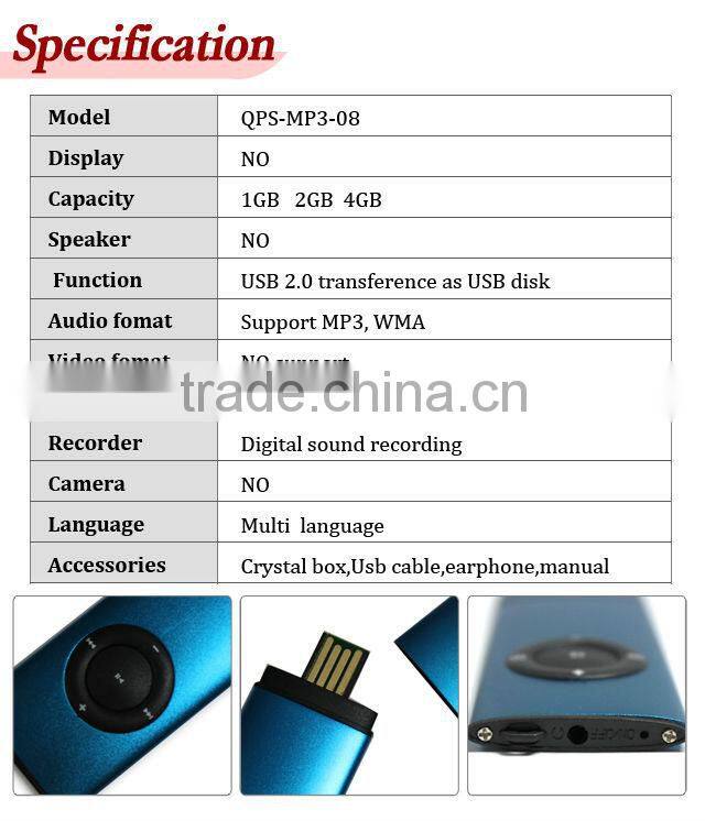 Very Cheap And Fine With Ultra-Thin Mini Clip Mp3 Player User Manual