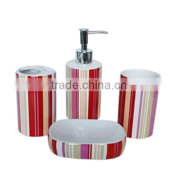 4pcs ceramic bathroom accessories