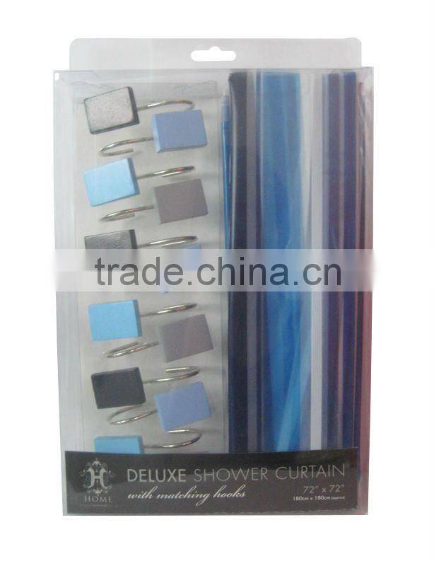 2012 pink straight pattern bathroom shower curtain