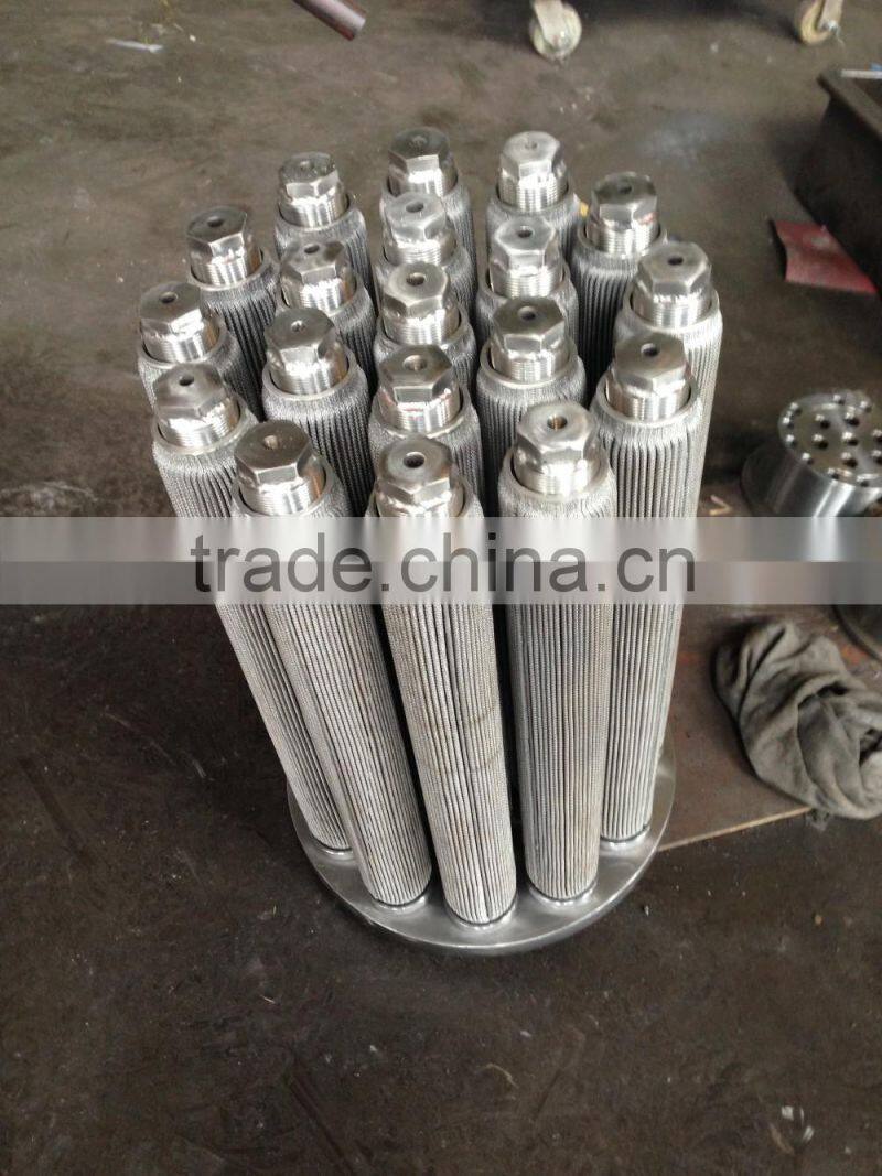 Metal Pleated Filter Element,Stainless Steel Filter cartridge.Filter Candle