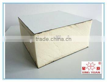 Deep freezer cold room pu polyurethane roof wall sandwich panel for door