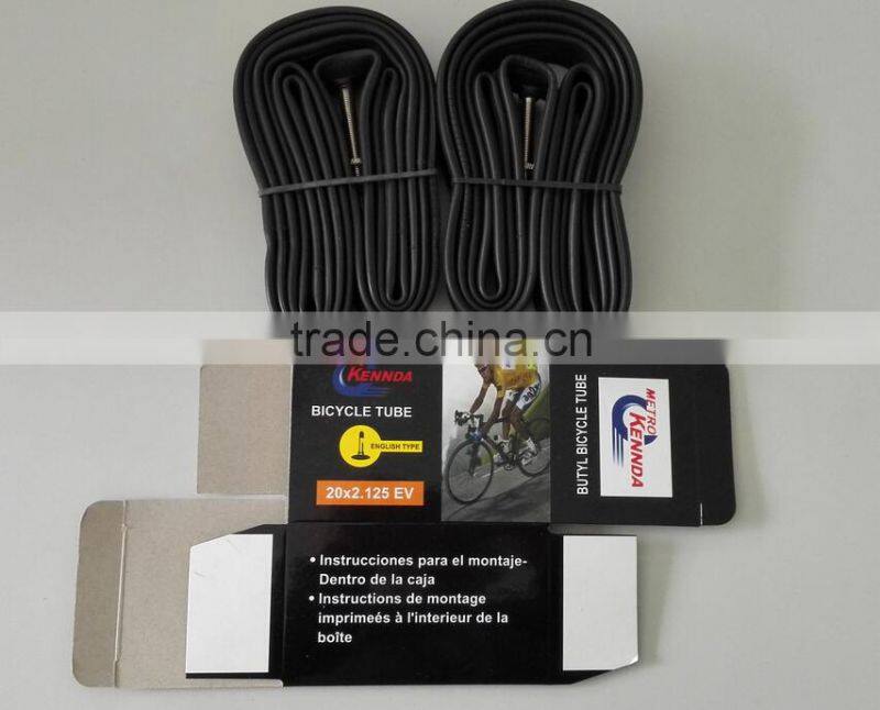 Butyl bicycle tube 24x1.75 FV 26x1.75 16x1.75 DURO high quality tube supplier