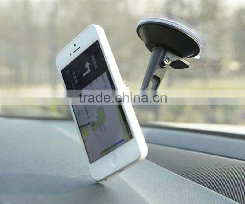 2016 new novelty products magnetic sticky 360 degree mobile phone holder for car
