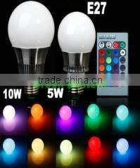 2016 Hotsale Remote Control Color Changing Smart Led Bulbs