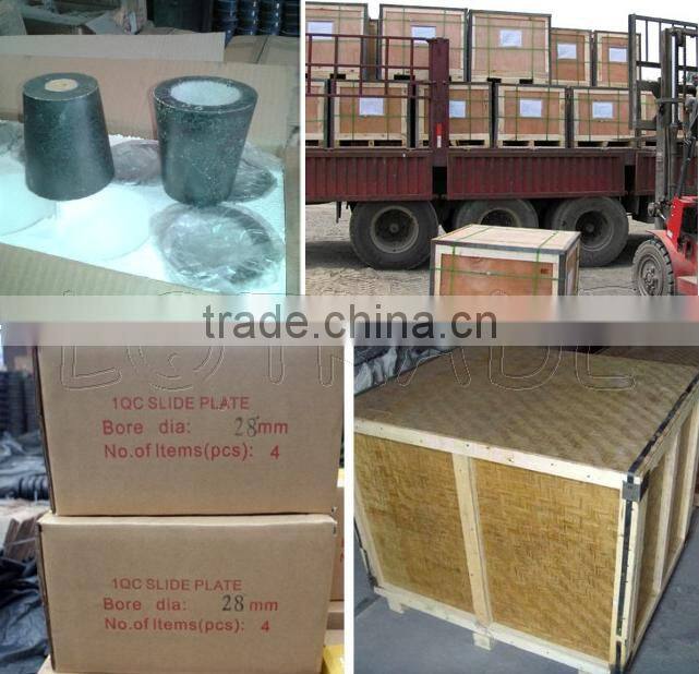 LQ-series Q80 burned Al-Zr-C slide gate plates for ladle refractory
