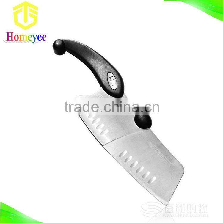 High quality Germany kitchen knife freezing knife with Black ABS handle