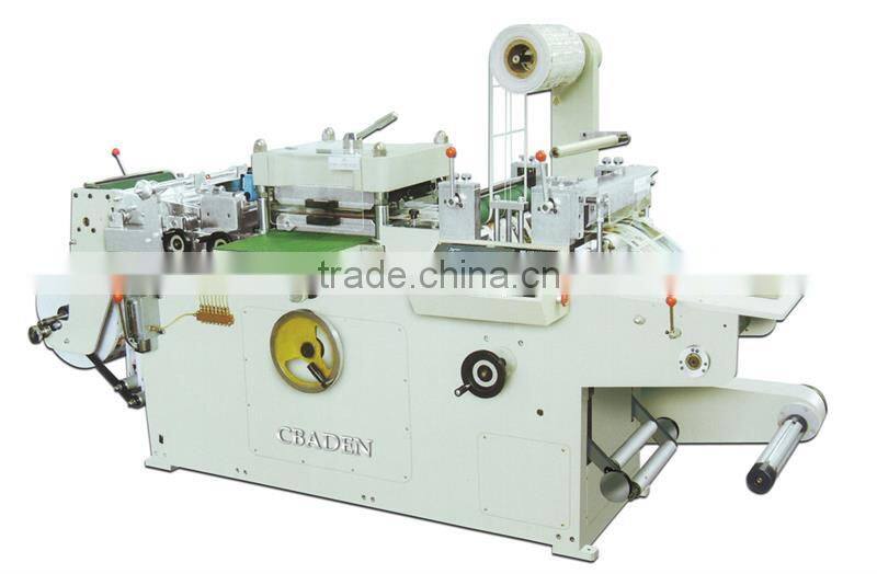 Woven material die cutting machine