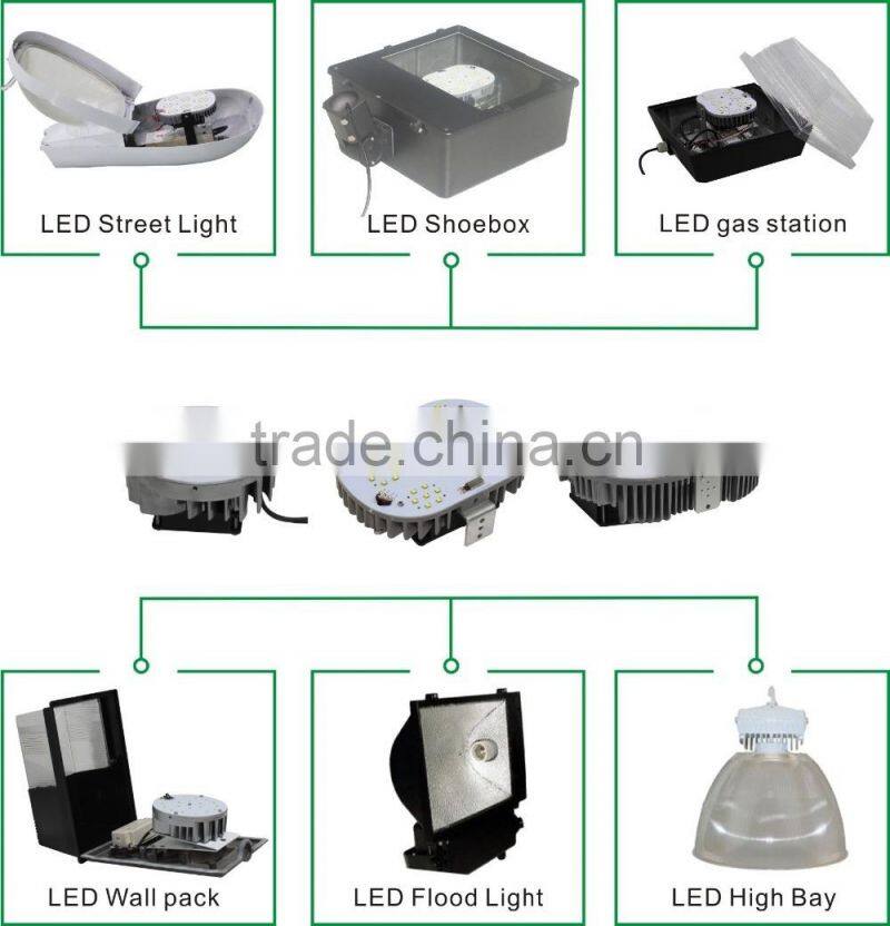 RKTC series 100w dlc led retrofit kits replace 300-350W Metal Halide or HPS bulbs