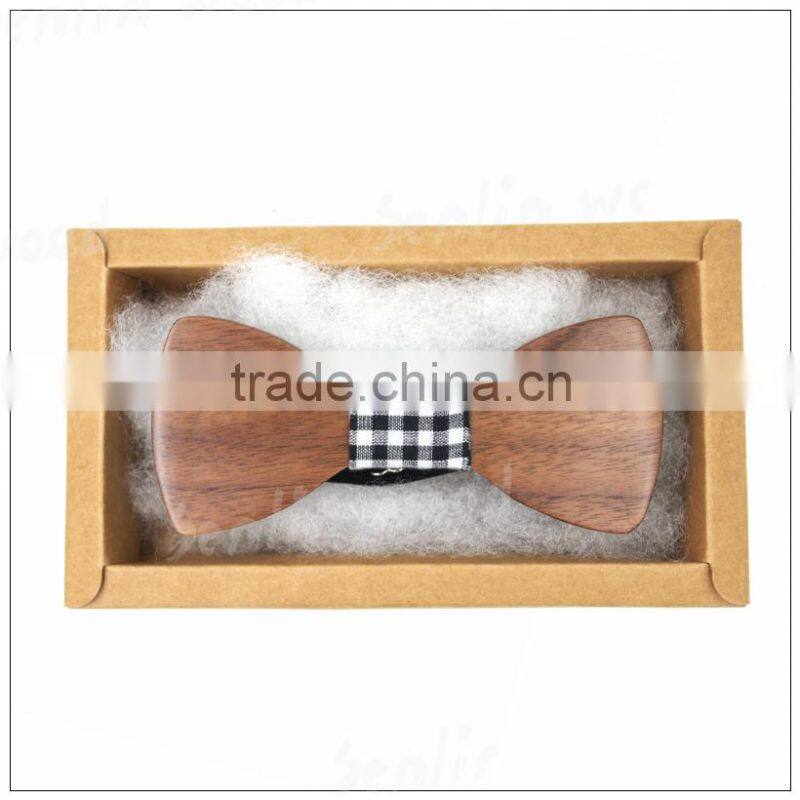 Fashion Handmade Natural Wooden Bow Tie